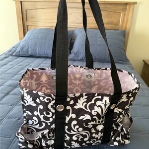 Thirty one Stylish Black and White Tote Bag